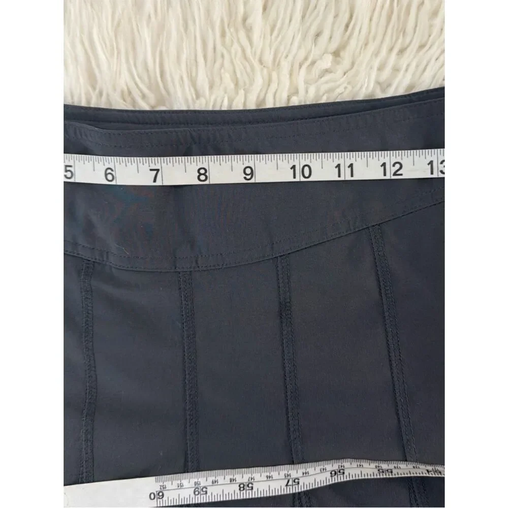 Athleta Dark Gray Athletic Tennis Mini Skirt Size 6 - Picture 5 of 9